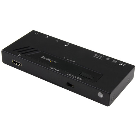 STARTECH.COM 4-Port 4K HDMI switch with fast switching and auto-sensing VS421HD4KA